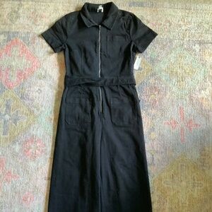 Maeve black denim jumpsuit/boiler/coveralls suit